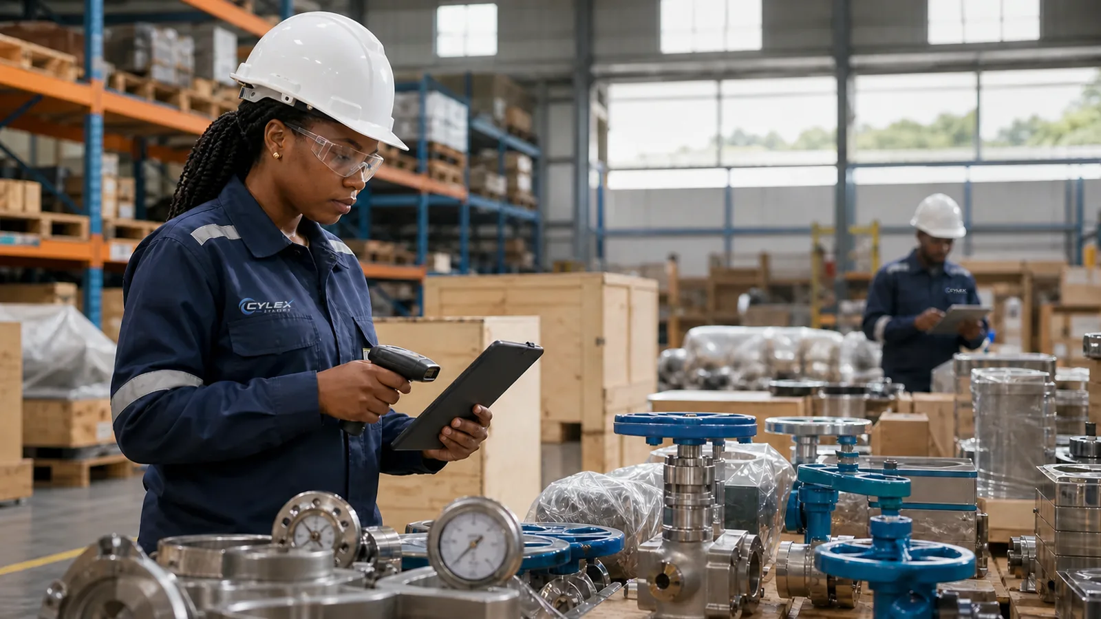 Cylex industrial product quality check before dispatch